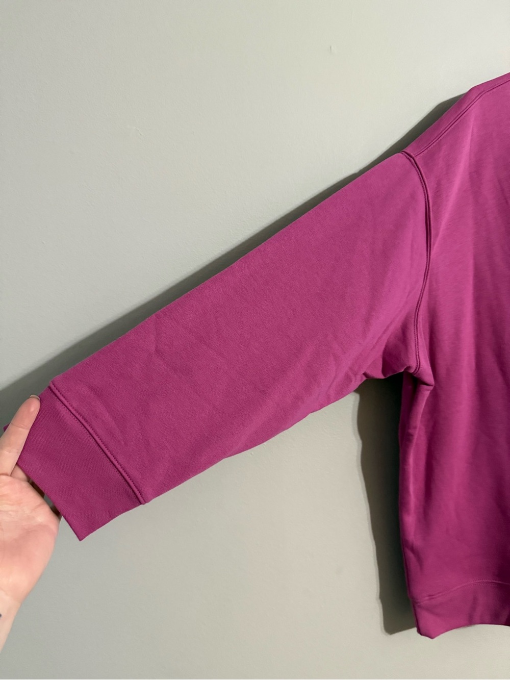 Terra & Sky Women’s Bright Magenta Fleece Sweatshirt 4x - Picture 3 of 5